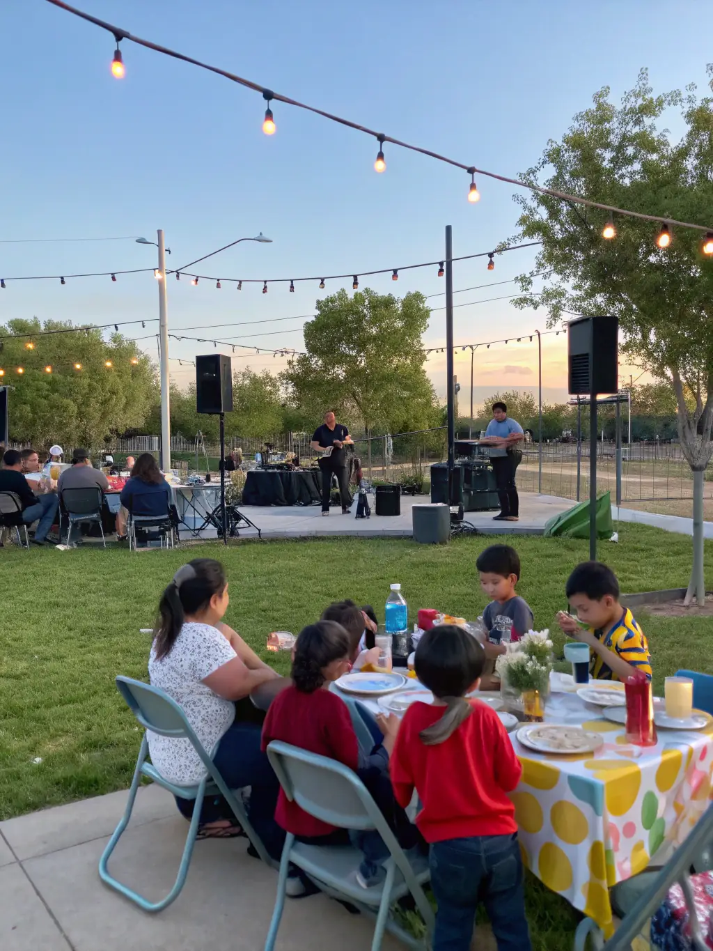 A warm and inviting image of people attending a community gathering at RCF, emphasizing the sense of belonging and local engagement.
